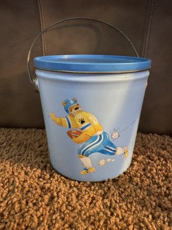 Vintage blue bear sports can