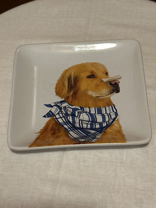 Golden Retriever trinket dish. #SM|49975