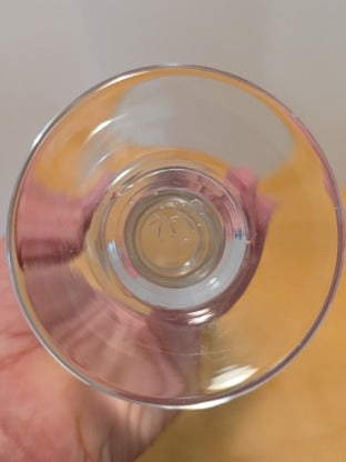 RF Gorgeous Light Blue Etched Wine Goblet