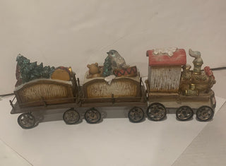 Vntg Christmas train 3 piece MTS|136139