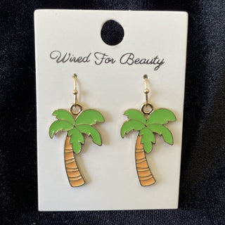 palm tree earrings RSV
