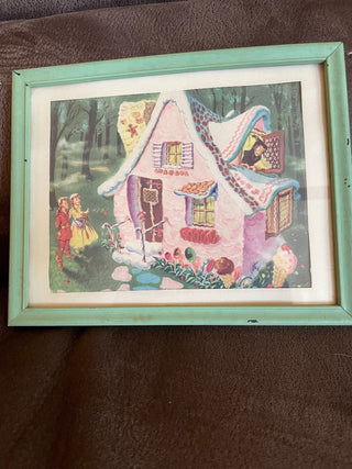 VNTG Framed "Hansel and Gretel" Utz Print~MTS|90353