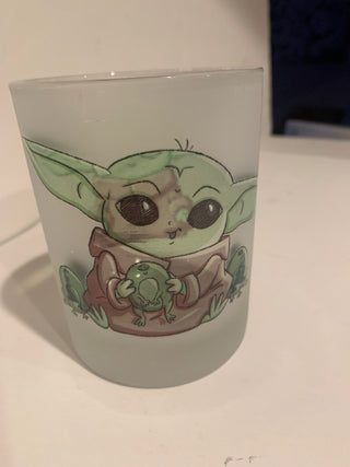 Disney Star Wars Yoda alien frog glass|139479
