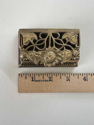 Vintage brass stamp holder/trinket box RSV|77945
