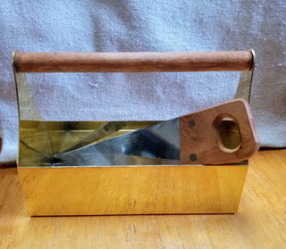 MW Vintage Brass Tool Box & Saw MTS