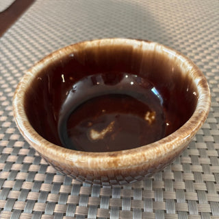 McCoy USA drip glaze pottery bowl NM MTS