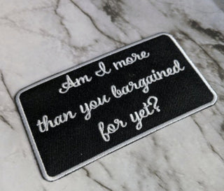 Am I more... - Iron on Patch MTS