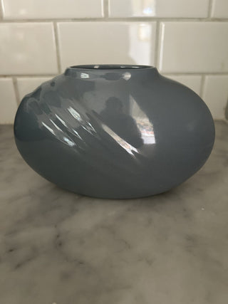 Vintage Gray Art Deco Vase   MTS