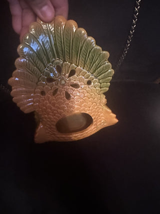 Vintage Turkey Tea light approx 8" 47 VV MTS|126242