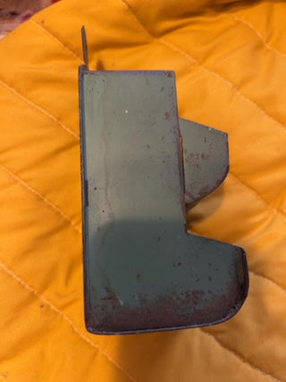 JP vintage green tin wall-mounted match holder