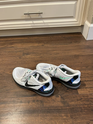 Women's Size 8.5 Nike Shoes (Wht/Blk/Blue/Teal) RCD|117388