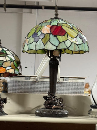 Tiffany Style Lamp Fruits ~19" MTS