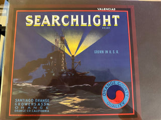 Searchlight Authentic Citrus Farm Crate Label EC091 MTS|100387