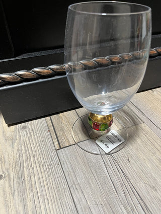 Jewel Tone Wine or Water Glass or Goblet|123308