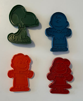 Set of 4 Vintage Peanuts Cookie Cutters RSV|157420