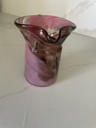 Hand blown glass creamer|75928