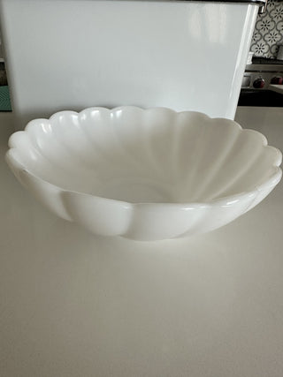 Vintage Hazel Atlas Milk Glass Bowl MTS|95273