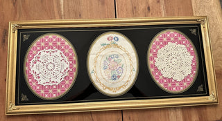 Vintage Crochet & Embroidered Wall Art MTS
