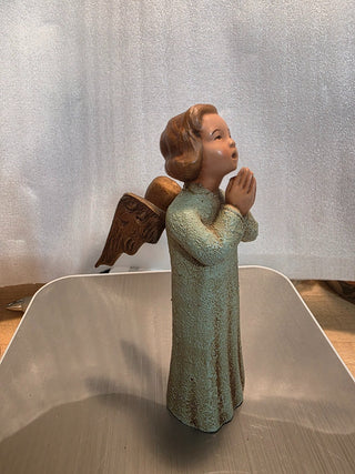 MTS Vintage/ Antique Praying Angel in Sage Dress|127250