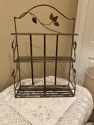 Bronze Wrought iron baker's rack|79099