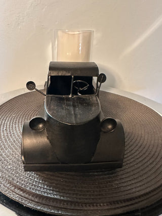 Truck Black Candle Holder MTS|77704