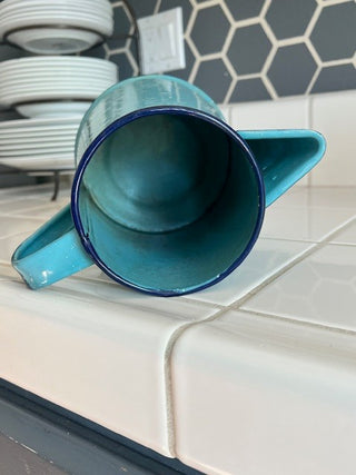 Enamel Ware speckled Camping Kettle|53654