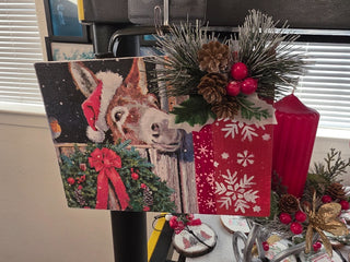 Cute Christmas decopauged signs with handles|123364