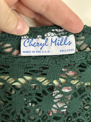 12F VTG Cheryl Mills Boho Lace Sweater O/S MTS|65173