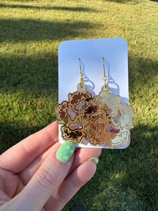 Gold Rat King Earrings MTS|84464