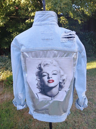 Marilyn Monroe Denim Jacket,  Size XL