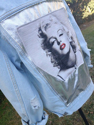 Marilyn Monroe Denim Jacket,  Size XL