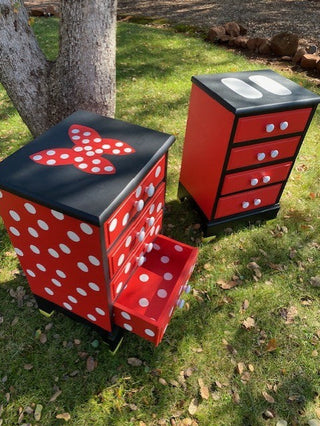 DM: Disney mouse pair of end tables (2)