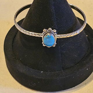 .925 kingman turquoise bracelet|90149