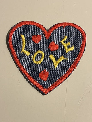 Vtg 3" Love/ Heart Patch--SP MTS