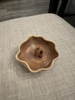 Vintage Hend-thrown Clay Ring Holder MTS|105082