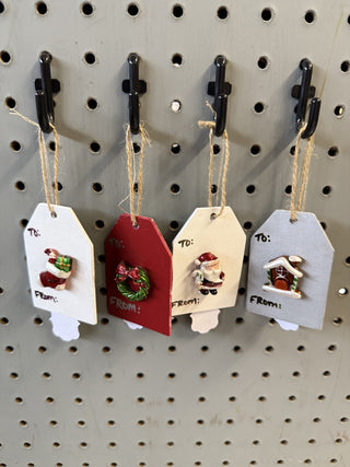 Ornament Assorted Gift Tag To/From RCD|126678