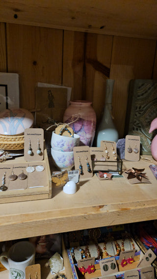 Studio Pottery - Pink Vase with Iridescent Glaze (BRI) - MTS|84262