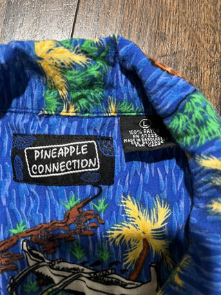 Men's Large Pineapple Connection Hawaiian Shirt RCD