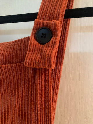 Cider corduroy jumpsuit burnt orange MTS|131047