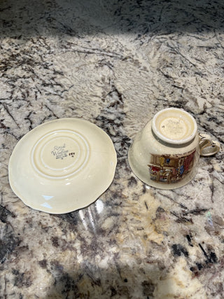 Orange Royal Winton Grimwades Tea Cup & Saucer RCD|72147