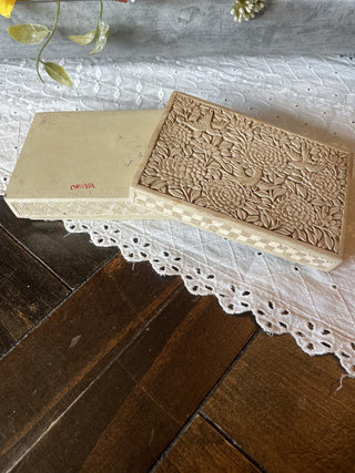 Hand Carved Jewelry Box -RDC|77903