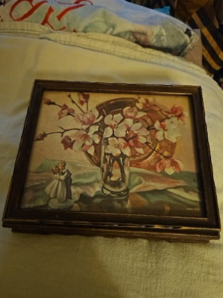 Vintage Wedding Wooden Box