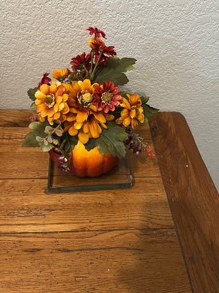 Fall Pumpkin with Floral|108741