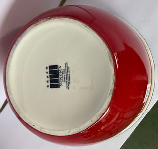 2 Qrt Red Bowl w/stars RSV|83366