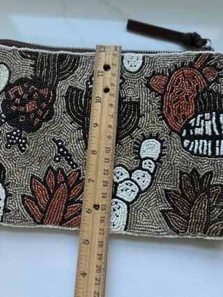 Shyanne Beaded Cactus Clutch-RSV|120144
