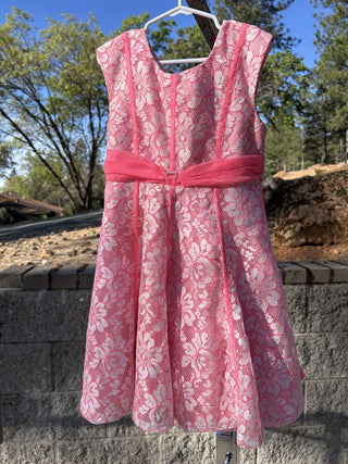 #2 Jona Michelle Pink Lace Dress 6