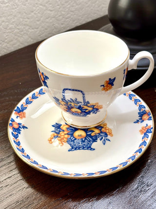 VINTAGE 'CUP AND SAUCER "BETHANY". RSV