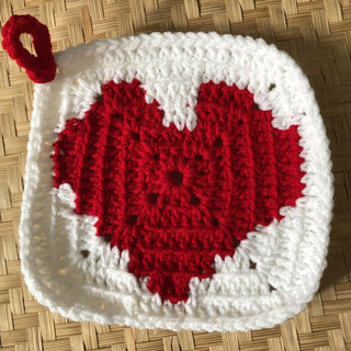 Red Heart Crochet Pot Holder MTS