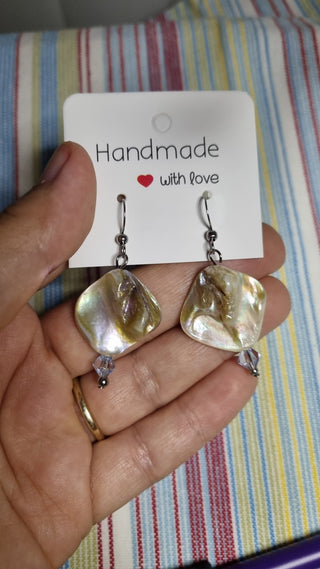 Handmade Earrings Baroque Pearl|68345