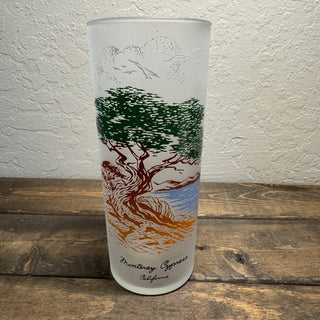Vtg Libbey Monterey Cypress Frosted Glass Tumbler MTS|130432